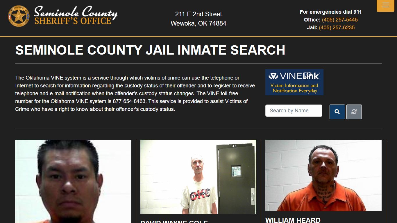 Inmate Search - Seminole County Sheriff's Office